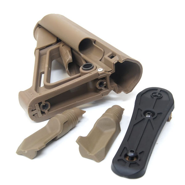 MP STR Stock PTS for airsoft AEG Black/Tan/Green
